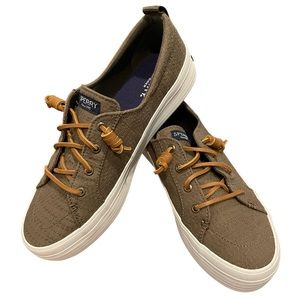 Sperry Olive Green Crest Vibe Sneaker New Size 9.5